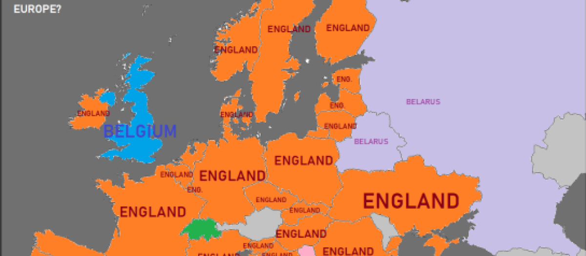 El mapa del país menos 'agraciado' de Europa, según Reddit