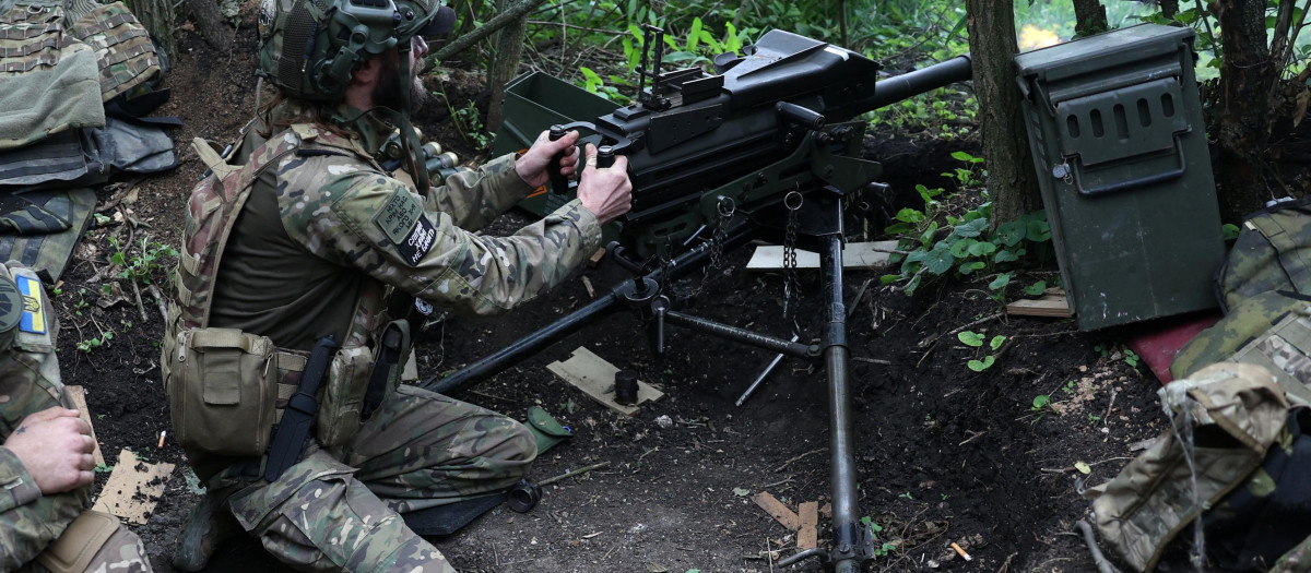 Un soldado ucraniano de la 28.a Brigada Mecanizada Separada