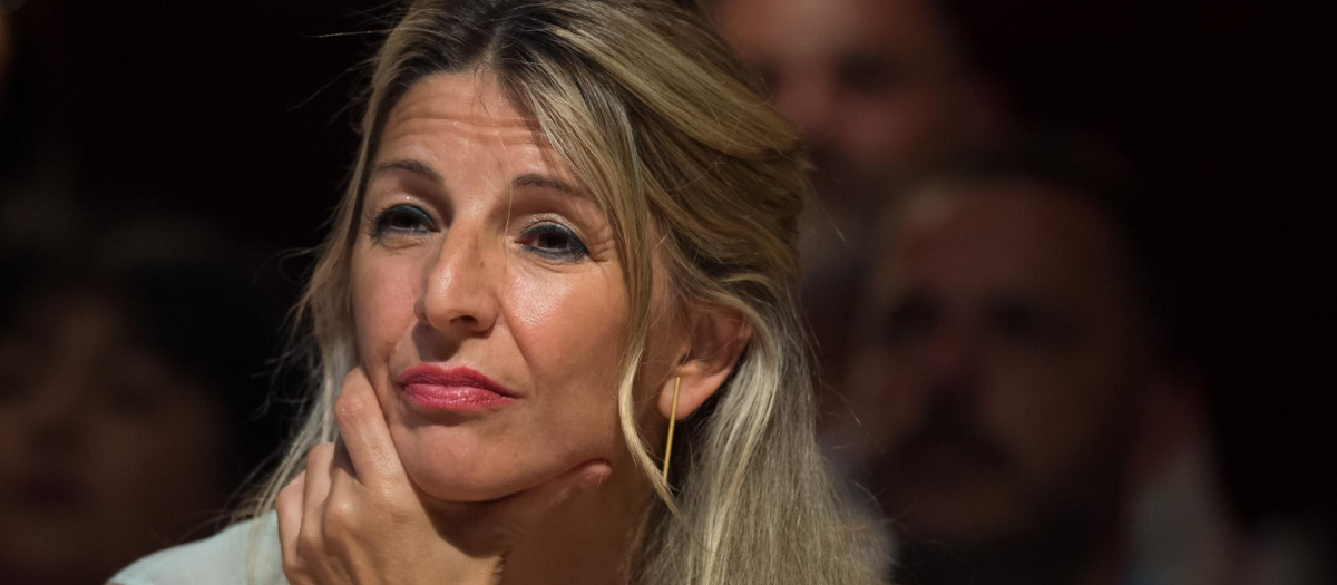 La vicepresidenta del Gobierno Yolanda Díaz