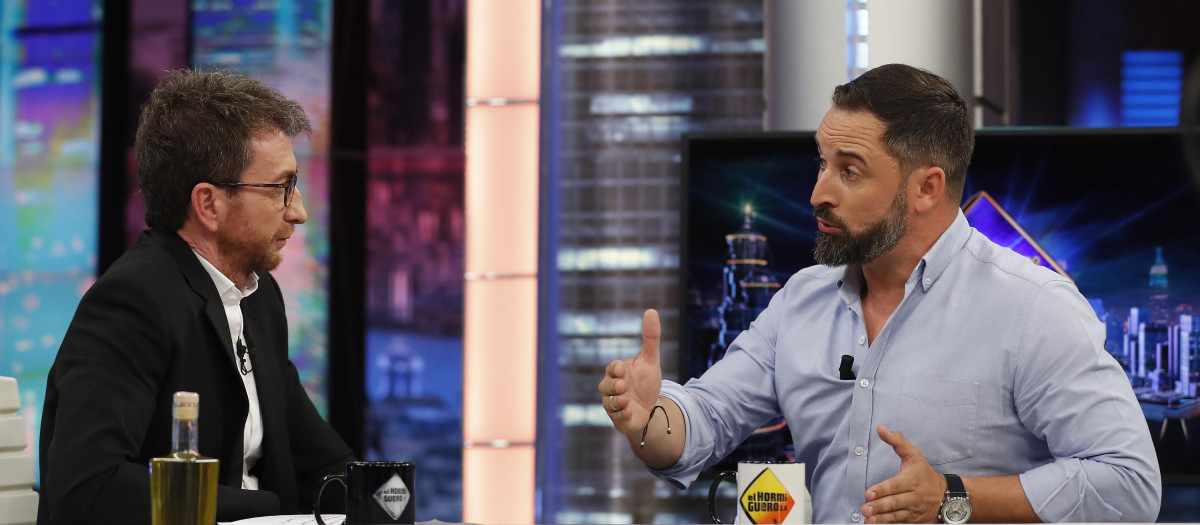 Santiago Abascal, en su visita a El Hormiguero en octubre de 2019