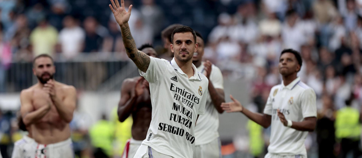 Dani Ceballos, en el que fue su último partido en el Santiago Bernabéu: tendrá más porque ahora renueva