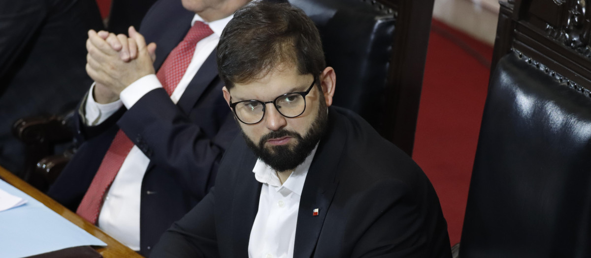El presidente chileno, Gabriel Boric