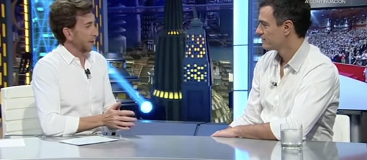 Sánchez, en su primera visita a 'El Hormiguero'