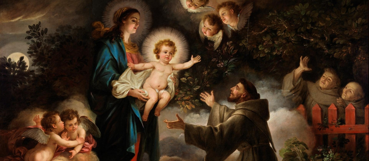 La Aparición de la Virgen a San Francisco