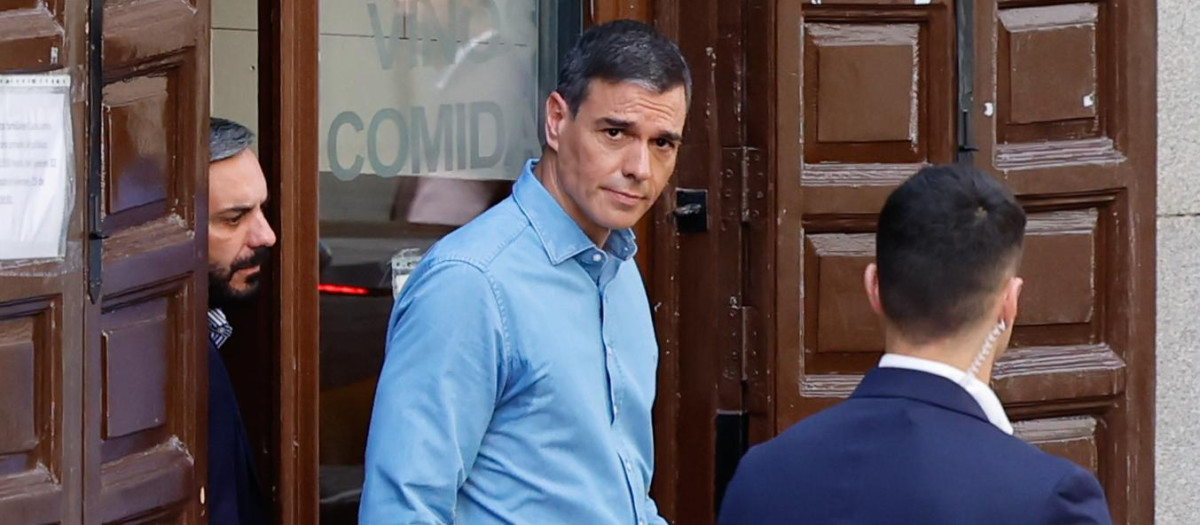 Pedro Sanchez  in Madrid. 23 June 2023