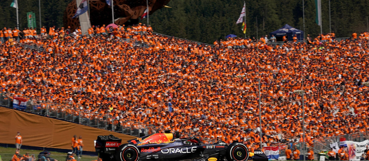 Una marea naranja acompañó a Verstappen en el Gran Premio de Austria 2022