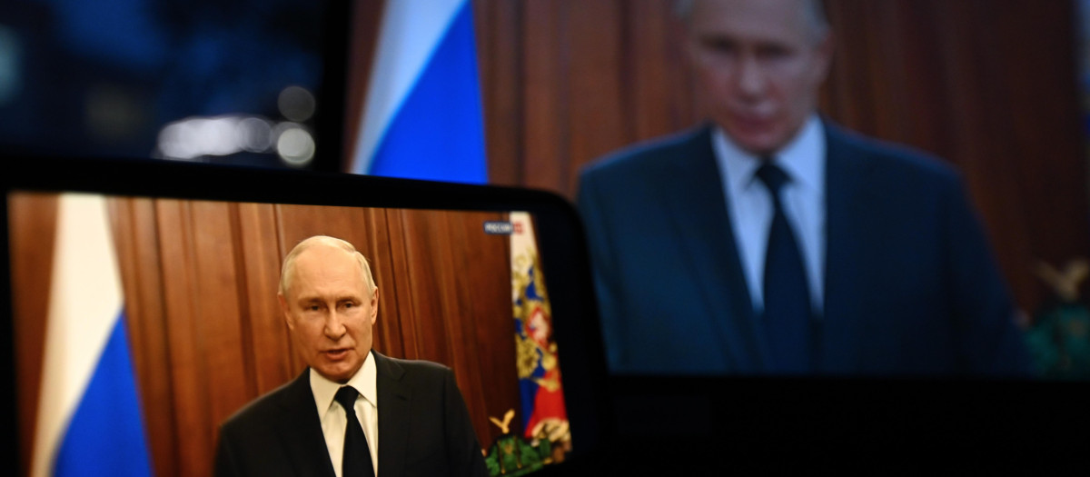 El presidente ruso, Vladimir Putin, se dirige a la nación