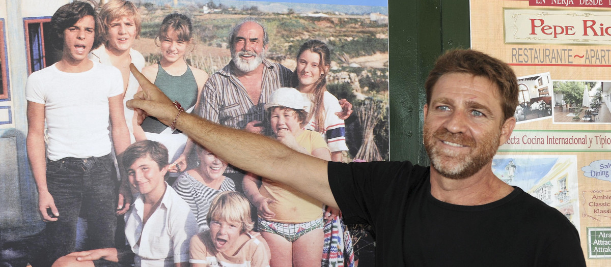 Juanjo Artero, durante la celebración de los 30 años de Verano Azul en 2011