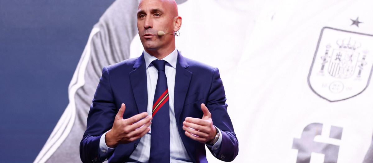 Luis Rubiales, en una imagen reciente en la sede de la Federación
