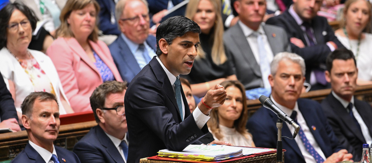 El primer ministro británico, Rishi Sunak