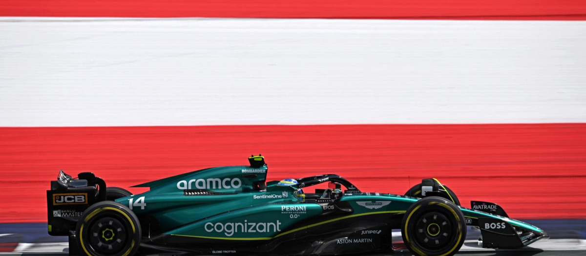 Fernando Alonso, en el Red Bull Ring