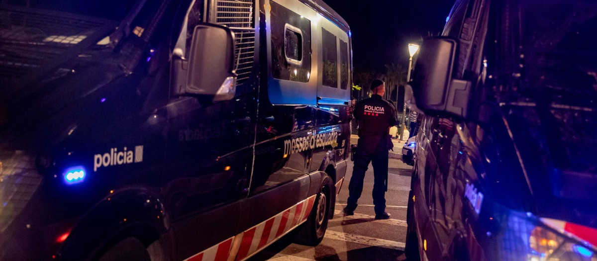 Imagen de archivo de una intervención de los Mossos d'Esquadra