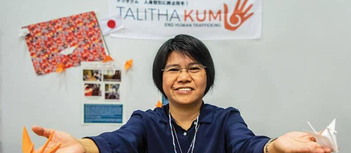 La hermana Abby Avelino, coordinadora de  Talitha Kum