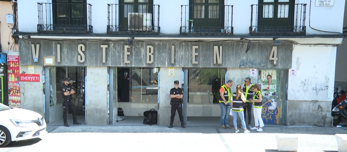 Imagen de lugar de Tirso de Molina donde apuñalaron a una mujer, Madrid