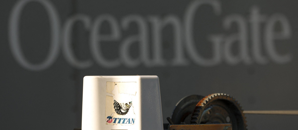 Equipamiento de OceanGate en su sede en Everett (Washington, EE.UU.)