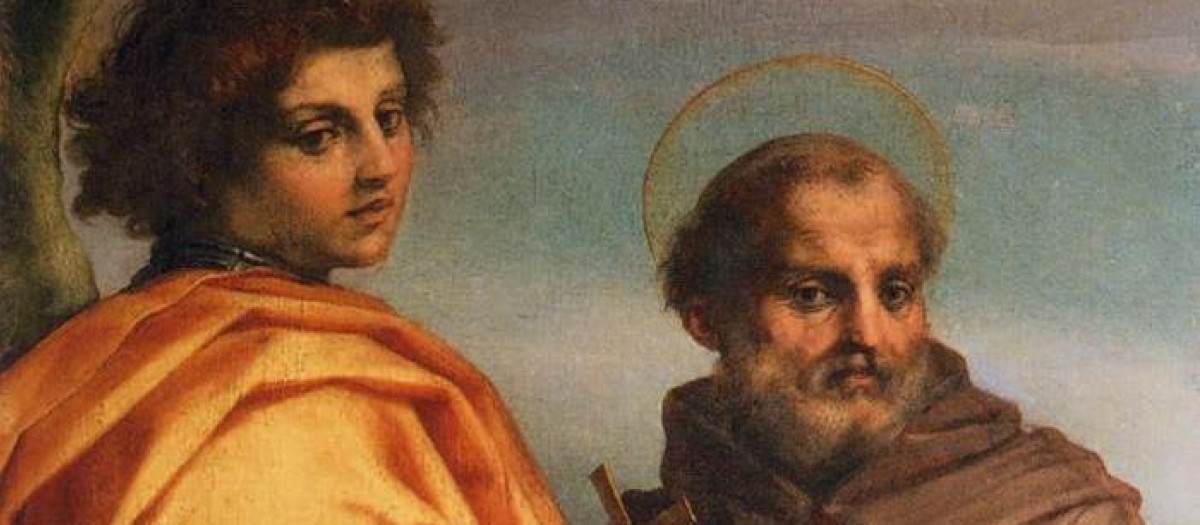 'San Miguel y san Juan Gualberto' de Andrea del Sarto