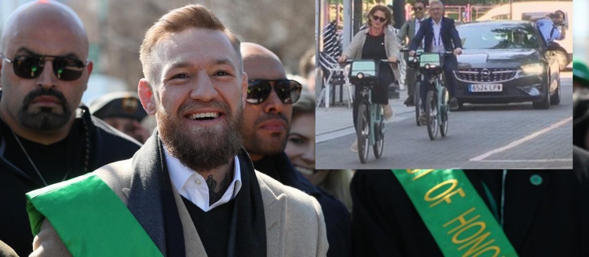 Conor McGregor ha criticado el postureo de la ministra Ribera con la bicicleta en Valladolid