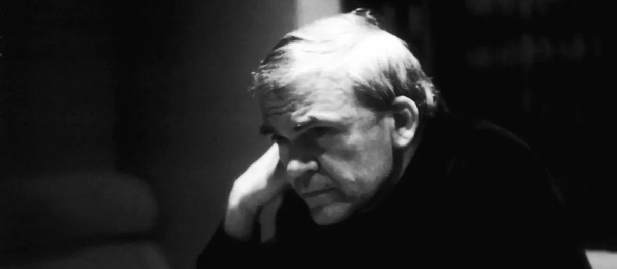 El escritor checo Milan Kundera