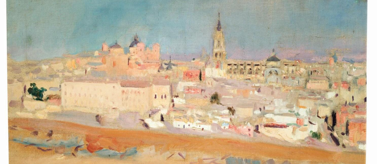 Joaquín Sorolla, "Vista de Toledo", 1912