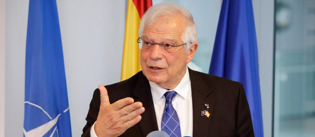 Josep Borrell, en la cumbre de la OTAN de 2019 en Bruselas