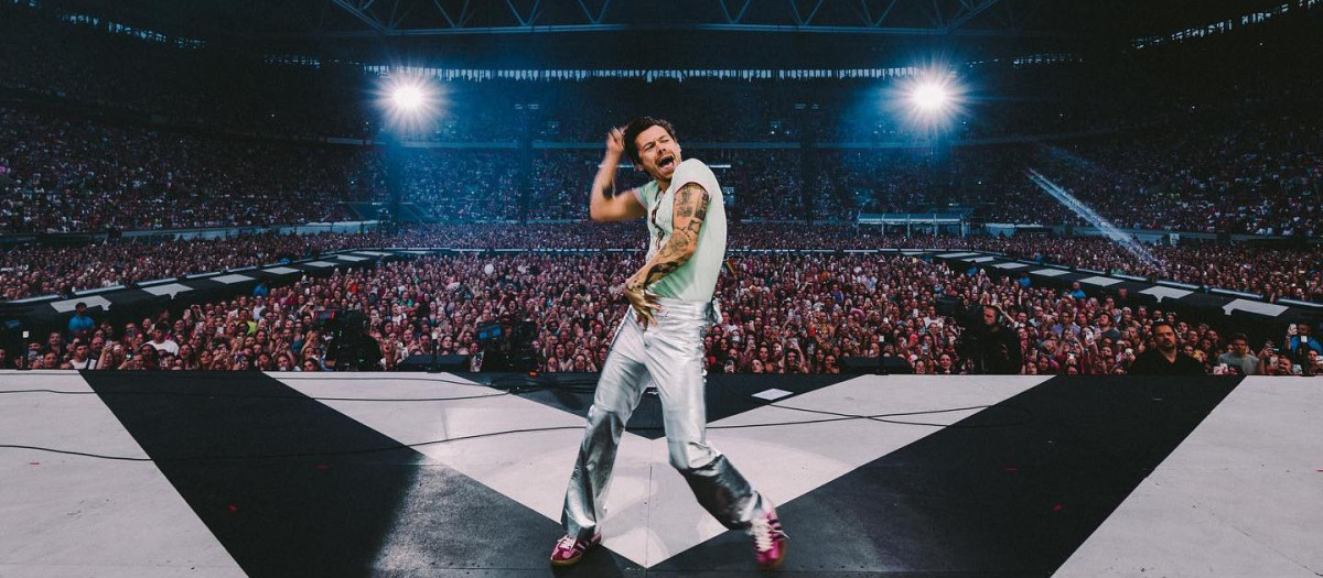 El británico Harry Styles, en un concierto el pasado junio