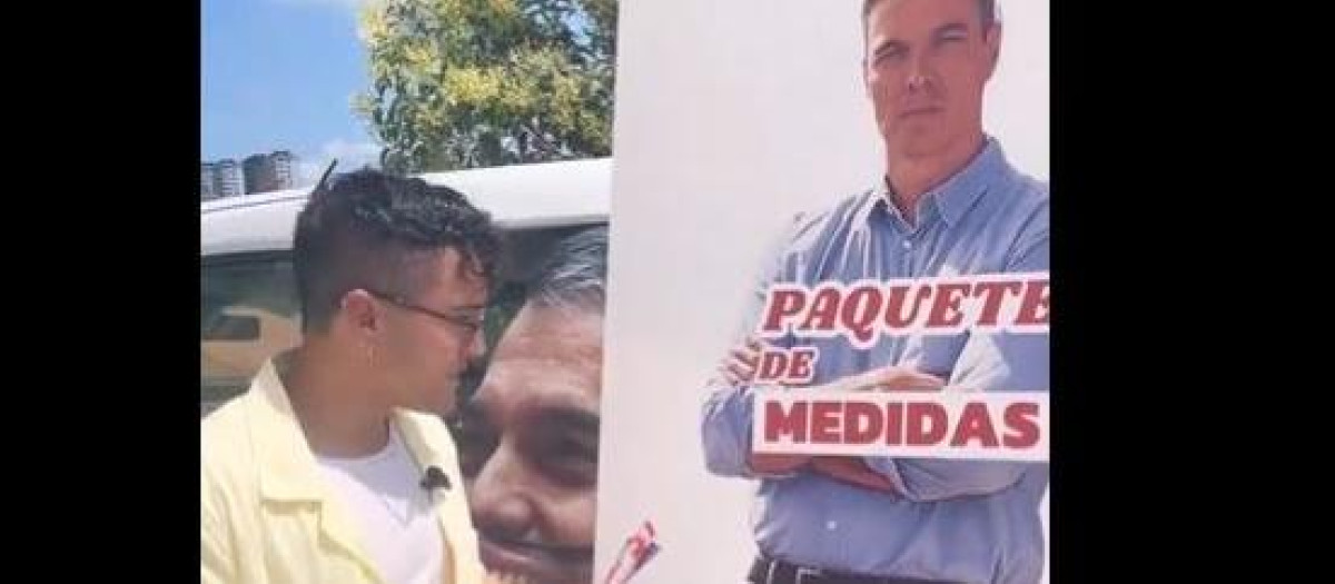 Fragmento del polémico video