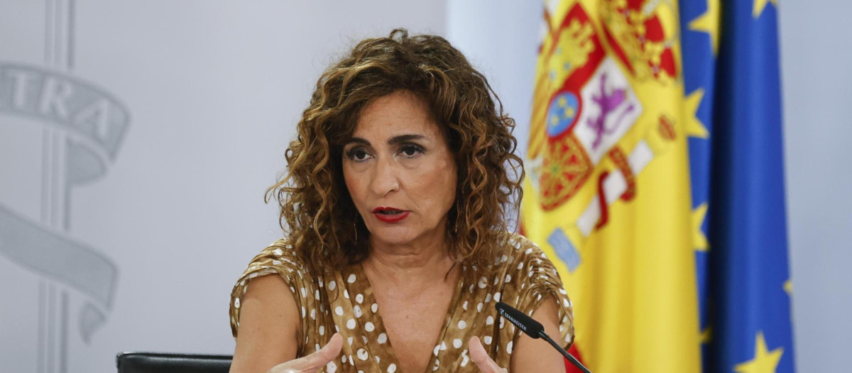 La ministra de Hacienda, María Jesús Montero.