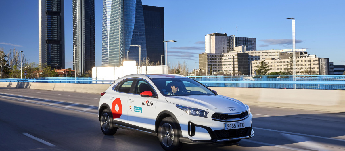 La flota de Wible está compuesta por más de 650 coches etiqueta cero