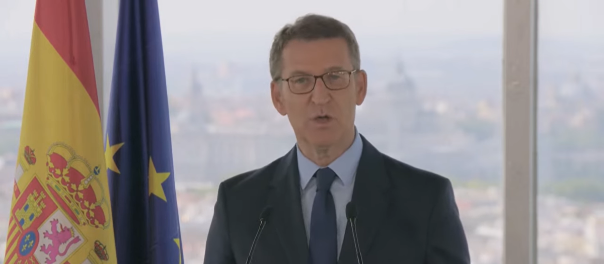 Feijóo en el faro de la Moncloa