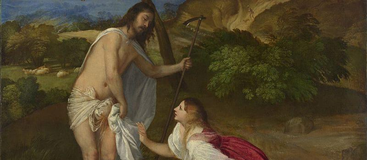 María Magdalena, pecadora arrepentida (s. I) por Tiziano