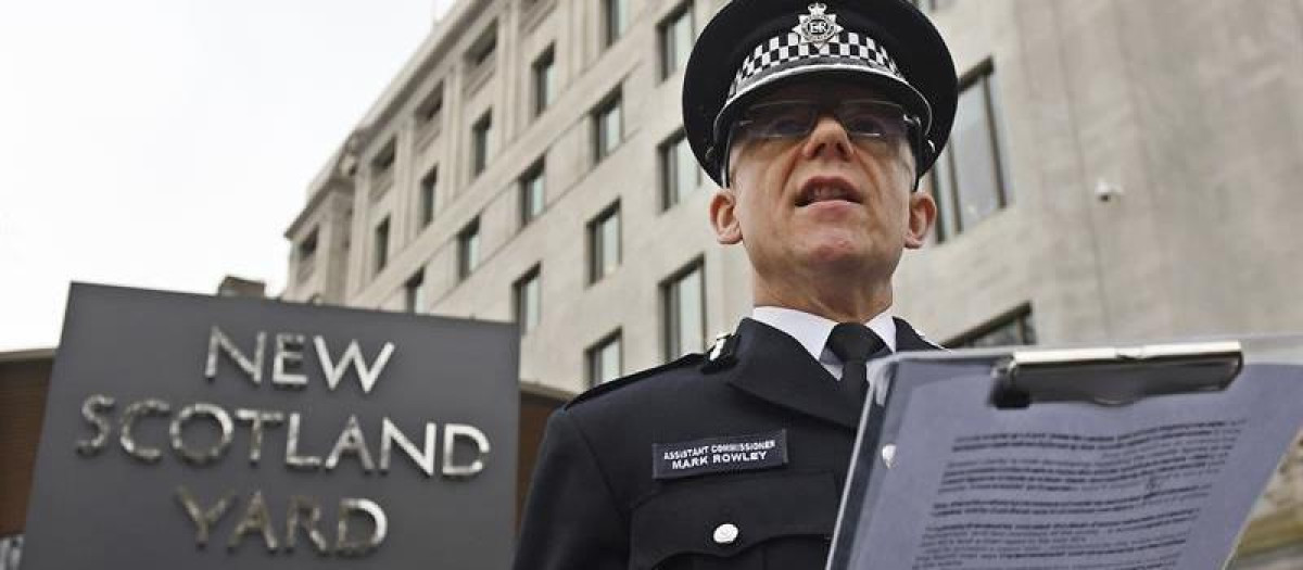 Portavoz de Scotland Yard en una imagen de archivo