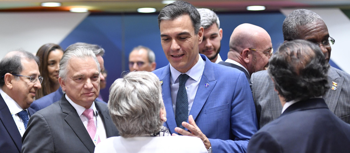 Pedro Sánchez, en la cumbre de la UE-CELAC