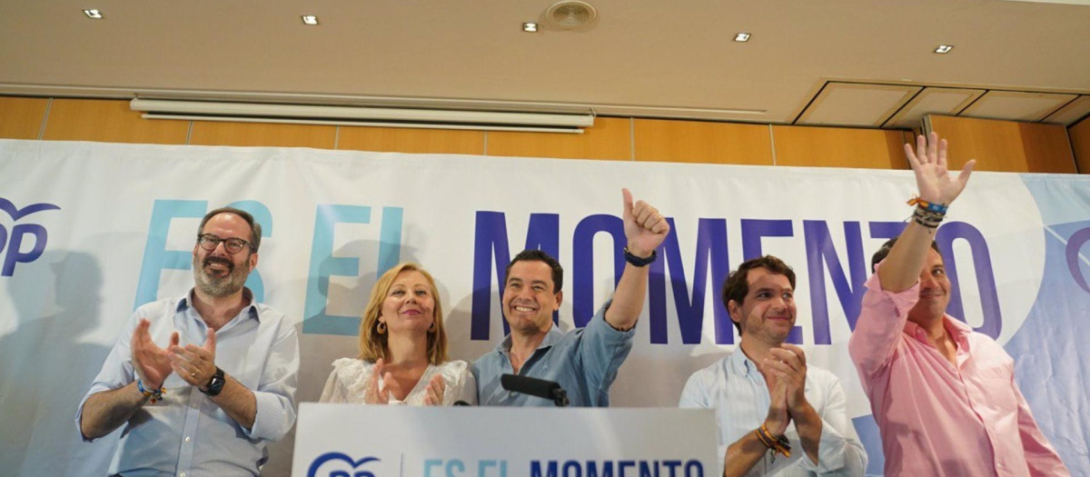 Juanma Moreno llama a «hacer un Juanma Moreno»