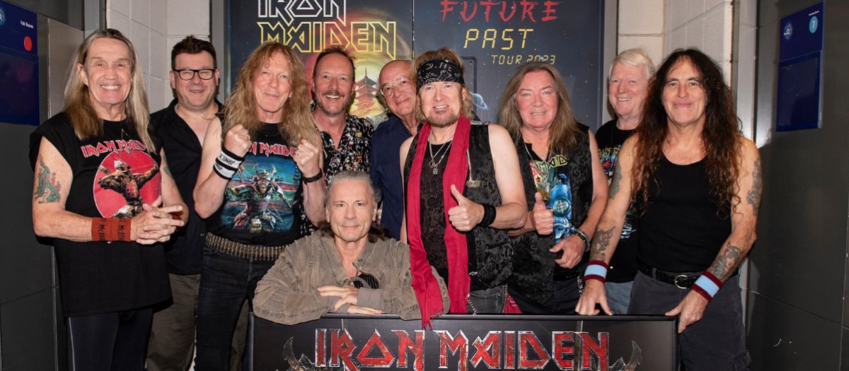 Iron Maiden durante su gira 'The Future Past 2023'