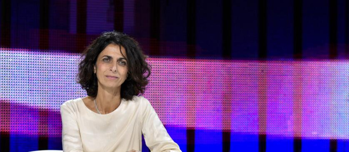 La eurodiputada socialista Maria Arena, en la sede del Parlamento Europeo