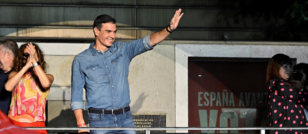 El presidente del Gobierno y líder socialista, Pedro Sánchez