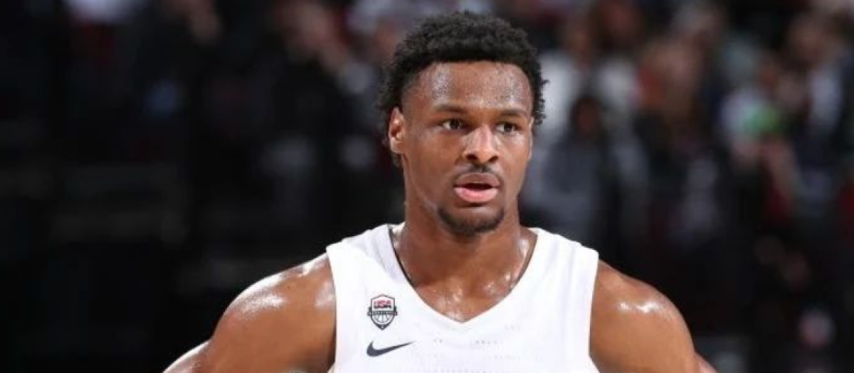 Bronny James, en una imagen de archivo