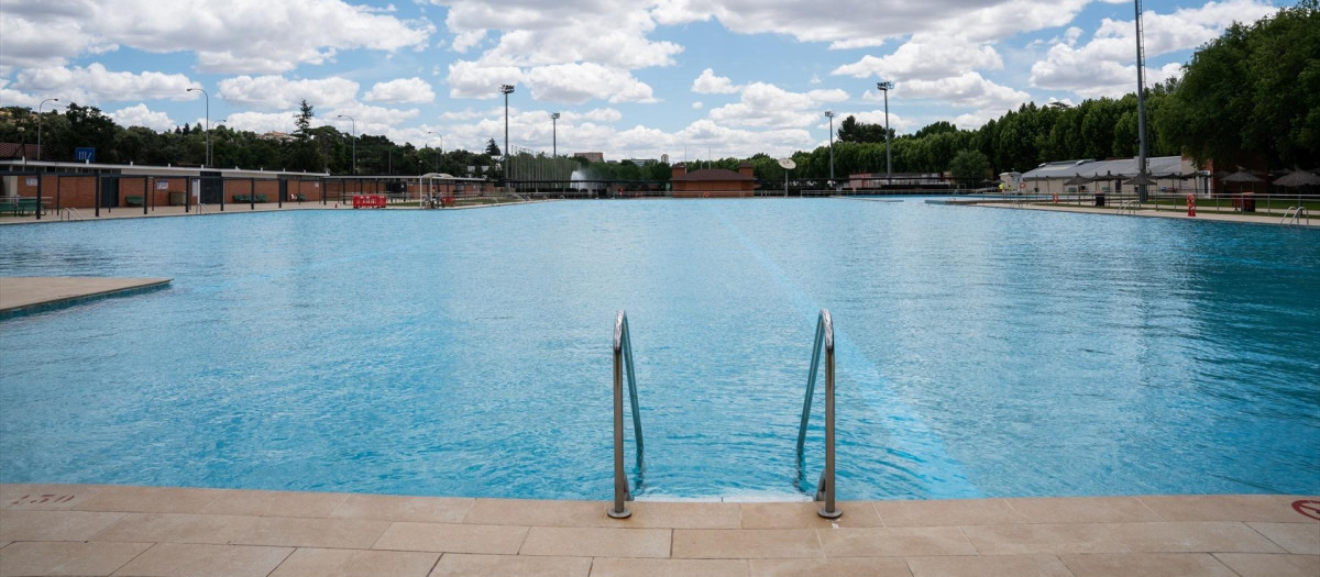 Una de las piscinas municipales de Madrid