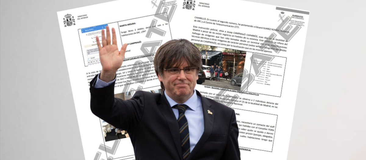 El expresidente catalán Carles Puigdemont
