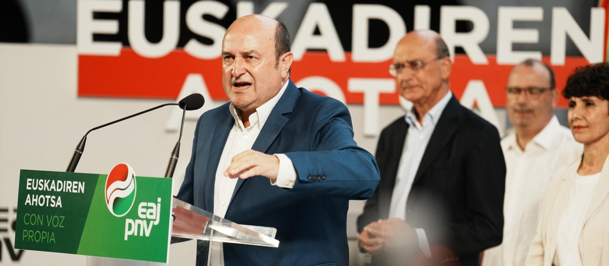 El presidente del comité ejecutivo del PNV, Andoni Ortuzar
