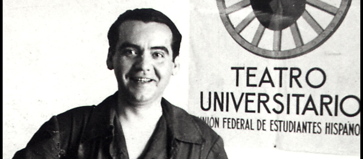 El poeta Federico García Lorca