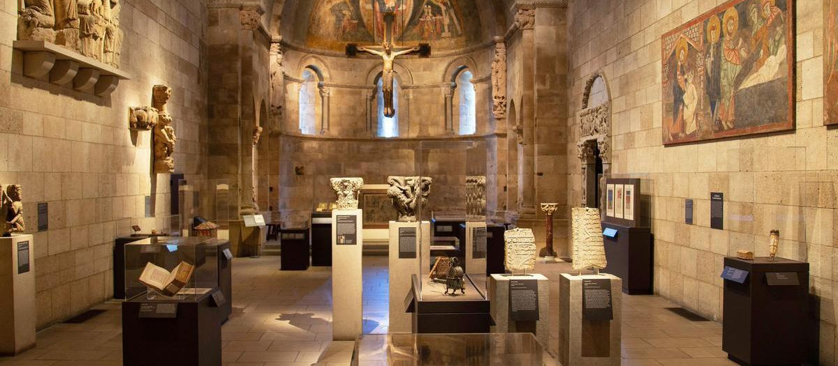 El ábside de Fuentidueña, que hoy en día está en The Cloisters, un espacio dependiente del Metropolitan Museum, en Nueva York