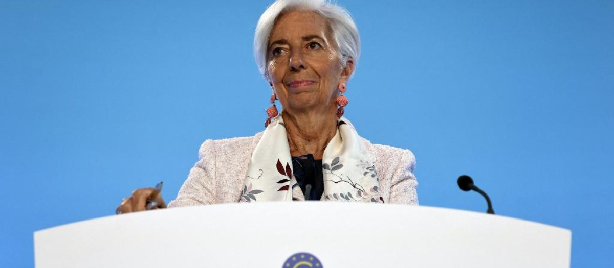 La presidenta del BCE, Christine Lagarde.