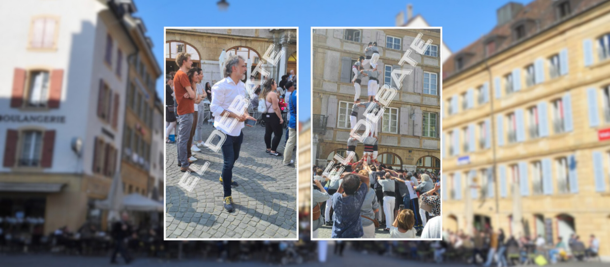 Jordi Cuixart en la fiesta sorpresa organizada por