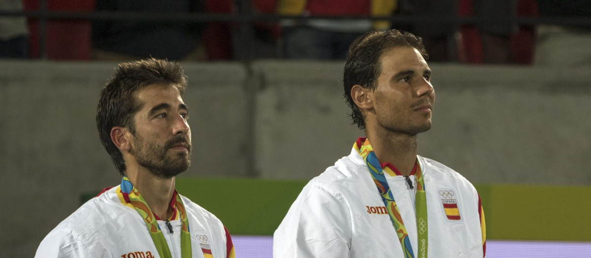 Rafa Nadal ganó la medalla de oro en dobles con Marc López