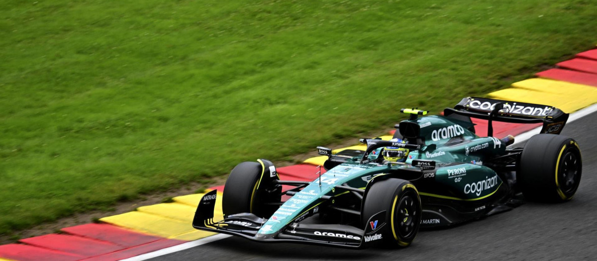 Fernando Alonso, en el GP de Bélgica