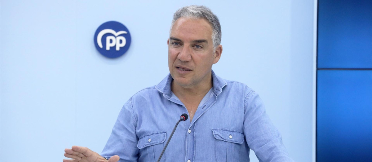 El coordinador general del PP y número uno al Congreso por Málaga, Elías Bendodo