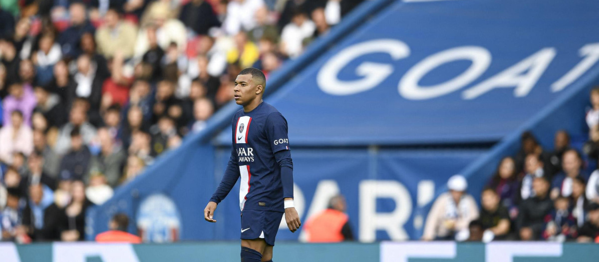 Kylian Mbappe, con el PSG durante la pasada temporada