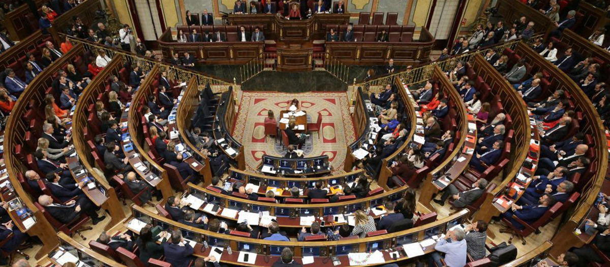 Una sesión en el Congreso de los Diputados