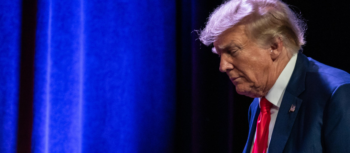 El expresidente de EE. UU. y aspirante presidencial republicano de 2024, Donald Trump